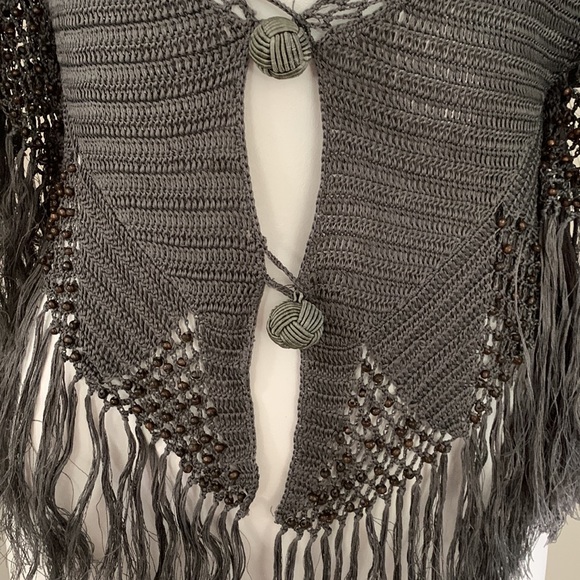 Crochet Boho Cardigan/Shawl - Picture 3 of 7